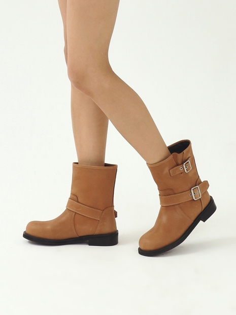 MOON BIKER ANKLE BOOTS 문 바이커 앵클부츠 23S01CA