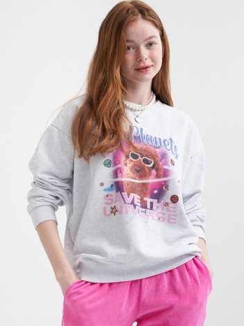 Milliy space Sweatshirt gray