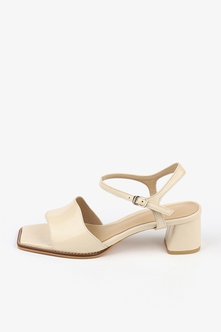 WAVE STRAP SANDAL 5cm_SKIN