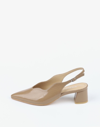 WAVE SLINGBACK 5cm_TAUPE