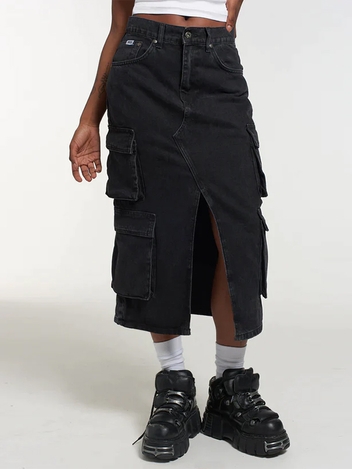 SODA COMBAT SKIRT - CHARCOAL