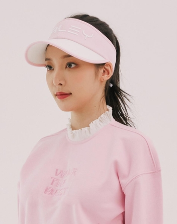 여성 리본 선바이저 핑크 HS-AC0001PK