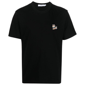 23SS 메종키츠네 드레스드폭스 반팔티셔츠 23SSKM00102KJ0008BLACK