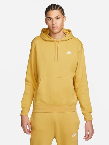 [해외] 나이키 CLUB FLEECE 후디 위트골드 BV2654-725