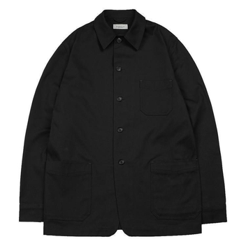 Cotton French Work Jacket (Black)