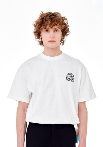 [CELLTY] RETRO LETTERING HALF SLEEVE M-IV