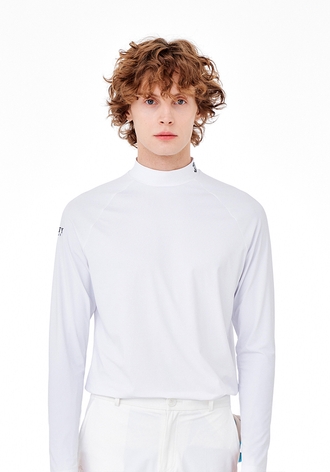 [CELLTY] ACTIVE MOCK-NECK LONG SLEEVE M-WH