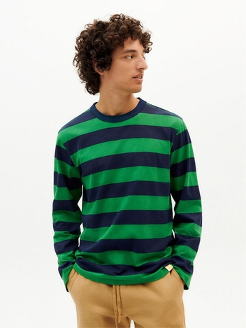 MEN BLUE NIGHT STRIPES EMILIO T-SHIRT - MULTICOLOR