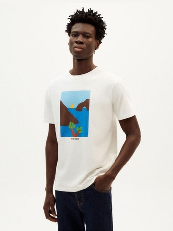 MEN THE MED T-SHIRT - SNOW WHITE