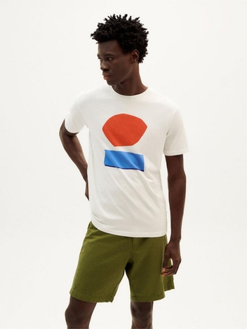 MEN ATARDECER T-SHIRT - SNOW WHITE