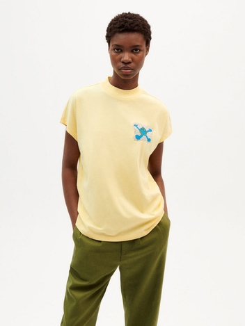 WOMEN EARTH T-SHIRT - YELLOW