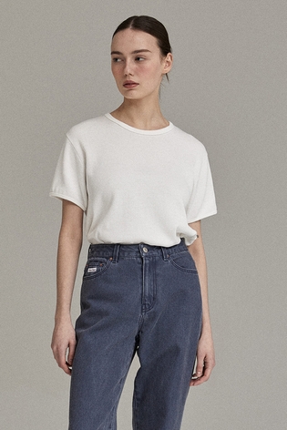 Waffle Tee : White