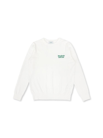 MB GOLF CLUB BASIC 라운드 니트스웨터 IVORY