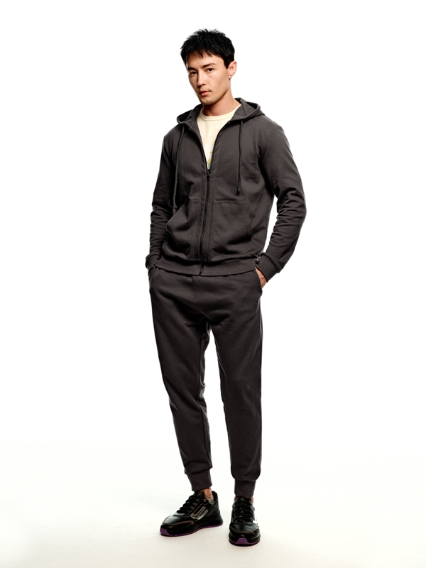 Logo Jogger Sweat Pants_Charcoal