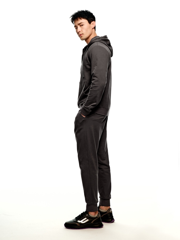 Logo Jogger Sweat Pants_Charcoal