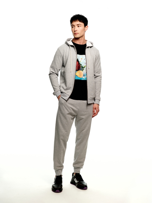 Logo Jogger Sweat Pants_Grey