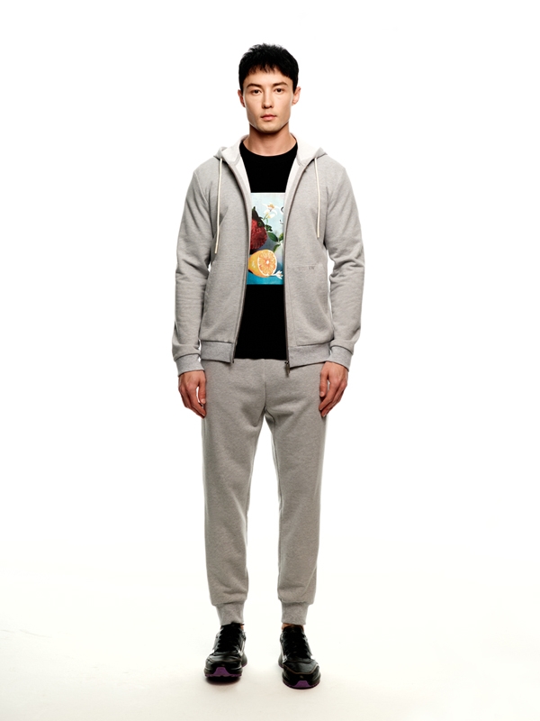 Logo Jogger Sweat Pants_Grey