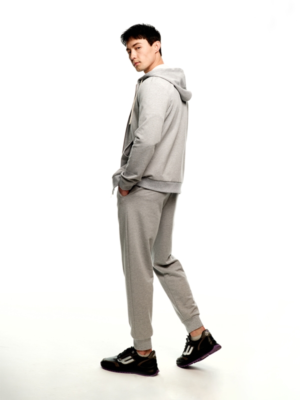 Logo Jogger Sweat Pants_Grey