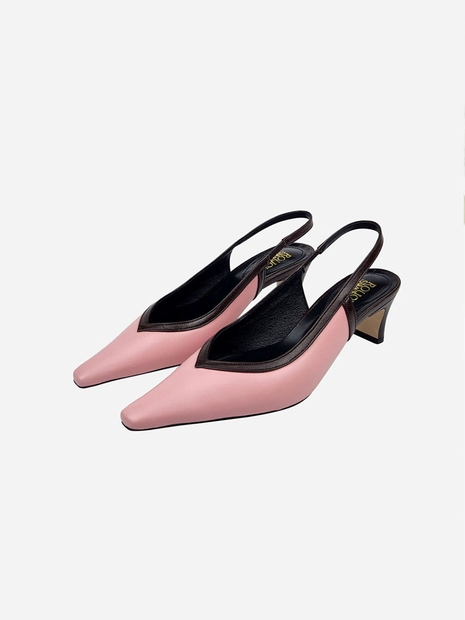 V CUT SLING BACK_PINK/RSS05PK