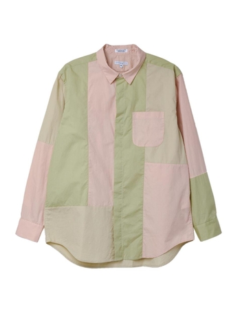 [엔지니어드 가먼츠] 콤보 숏 칼라 셔츠 Pink Superfine Poplin