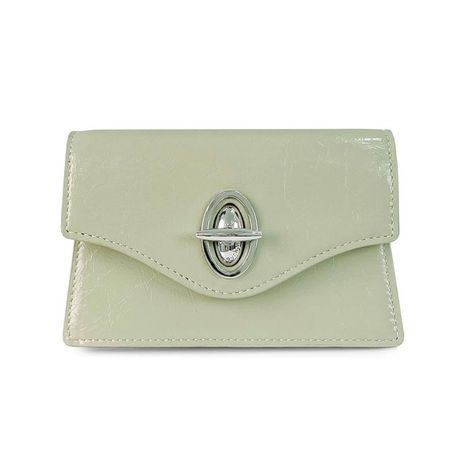 Ellipse lock wallet_Light beige