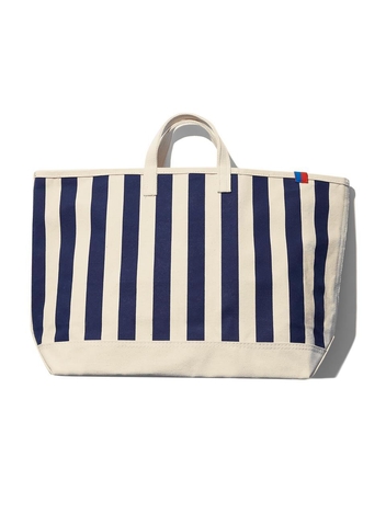 [KULE]The All Over Striped Tote - Canvas/Navy