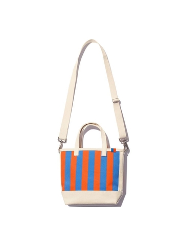 [KULE]THE ALL OVER STRIPED BUCKET - ROYAL/POPPY