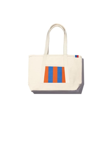 [KULE]THE MEDIUM POCKET TOTE - CANVAS/ROYAL/POPPY
