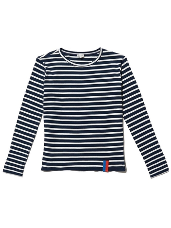 [KULE]The Modern Long - Navy/Cream