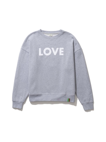 [KULE]Oversized Organic Sweatshirt- Heather Grey