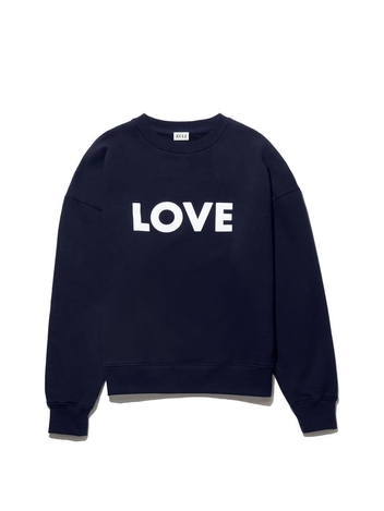 [KULE]The Oversized Love Sweatshirt - Navy