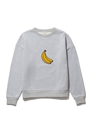 [KULE]The Oversized Banana Sweatshirt - Grey