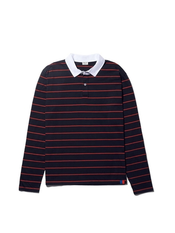 [KULE]THE MENS RUGBY - NAVY/POPPY