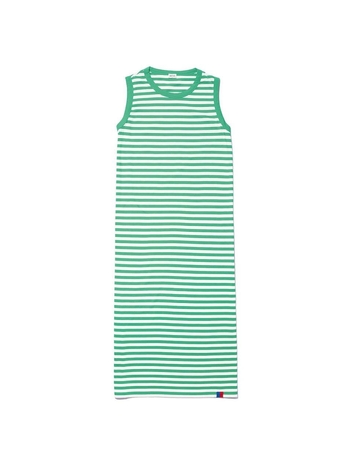 [KULE]THE TANK DRESS - GREEN/WHITE