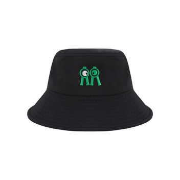 롤링롤라이 버킷햇 블랙 그린화이트아이 Bucket Hat Black Green White Eye