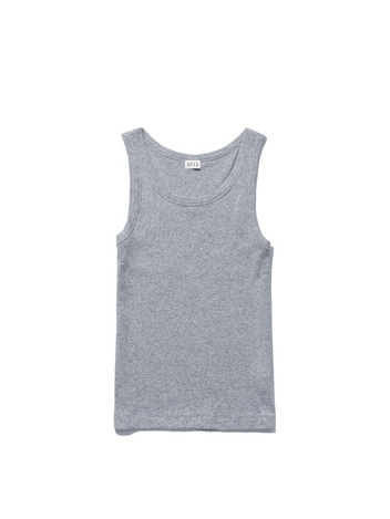 [KULE]THE RIBBED LEN - HEATHER GREY
