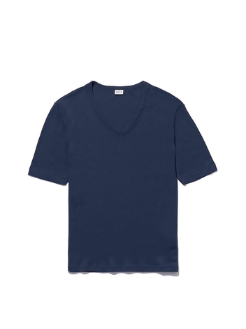 [KULE]THE RIBBED INEZ - NAVY