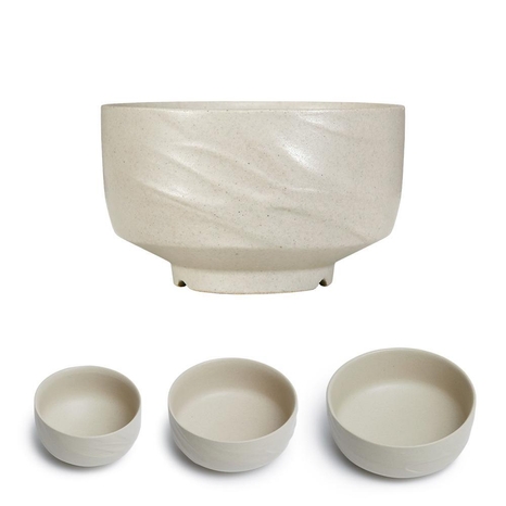 [헤리터x이도] 포터리 크림 공기세트 (3pcs)