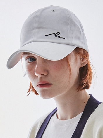 [unisex]SLEEPING COTTON WHITE BALL CAP