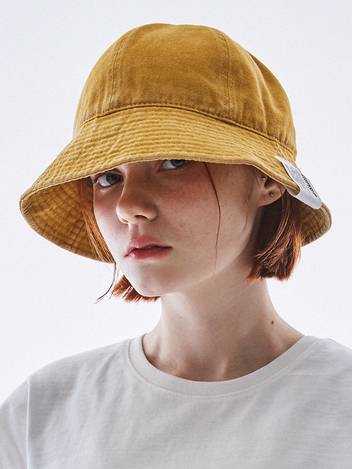 OVER FIT PG MUSTARD BUCKET HAT