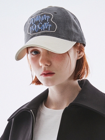 DO WHAT YOU CANT CHARCOAL/BEIGE BALL CAP