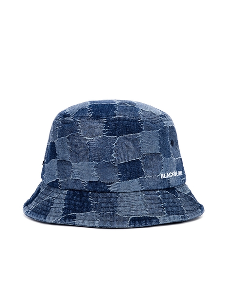 BBD Patchwork Denim Bucket Hat (Blue)