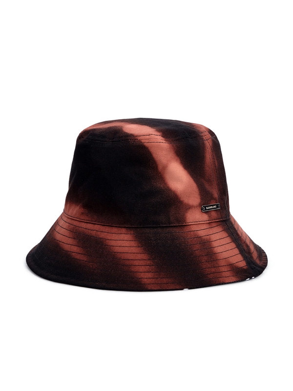 BBD Horizon Bleached Reversible Plate Bucket Hat (Black)