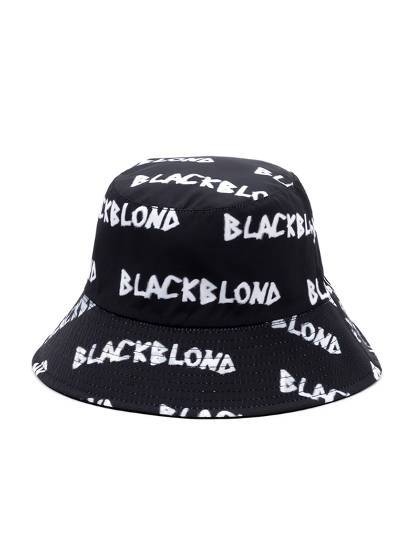 BBD Horizon Bleached Reversible Plate Bucket Hat (Black)