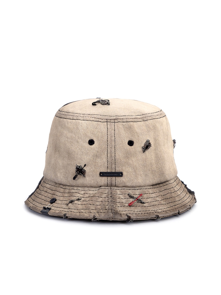 BBD Division Smile Logo Denim Bucket Hat (Black)