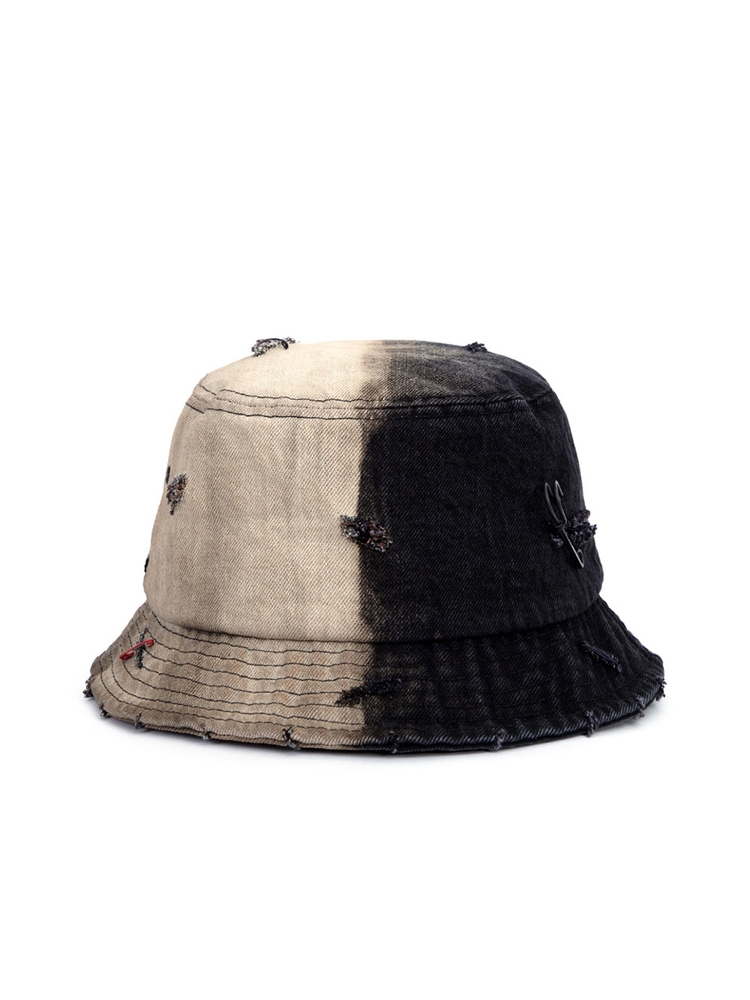 BBD Division Smile Logo Denim Bucket Hat (Black)