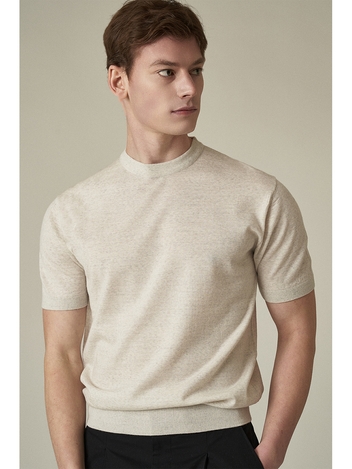 Royal Half Crewneck_Light Gray