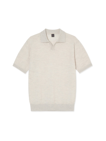 Royal Half Opencollar_Light Gray