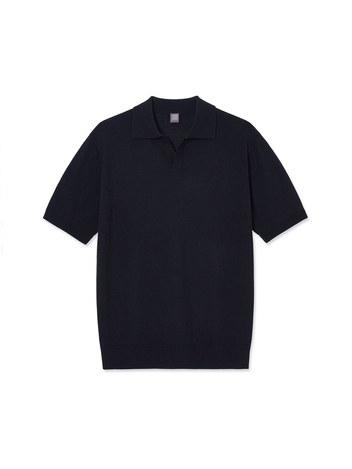 Royal Half Opencollar_Navy