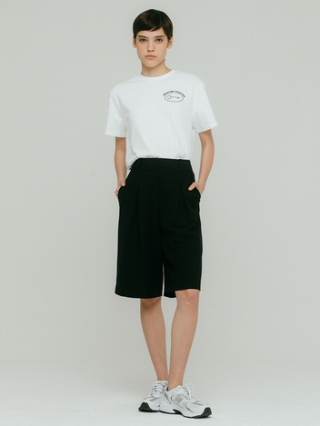 Twill Tuck Bermuda Pants VC2333PT004M